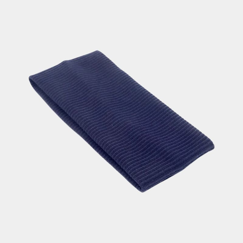 Bandeau élastique bleu marine avec rayures