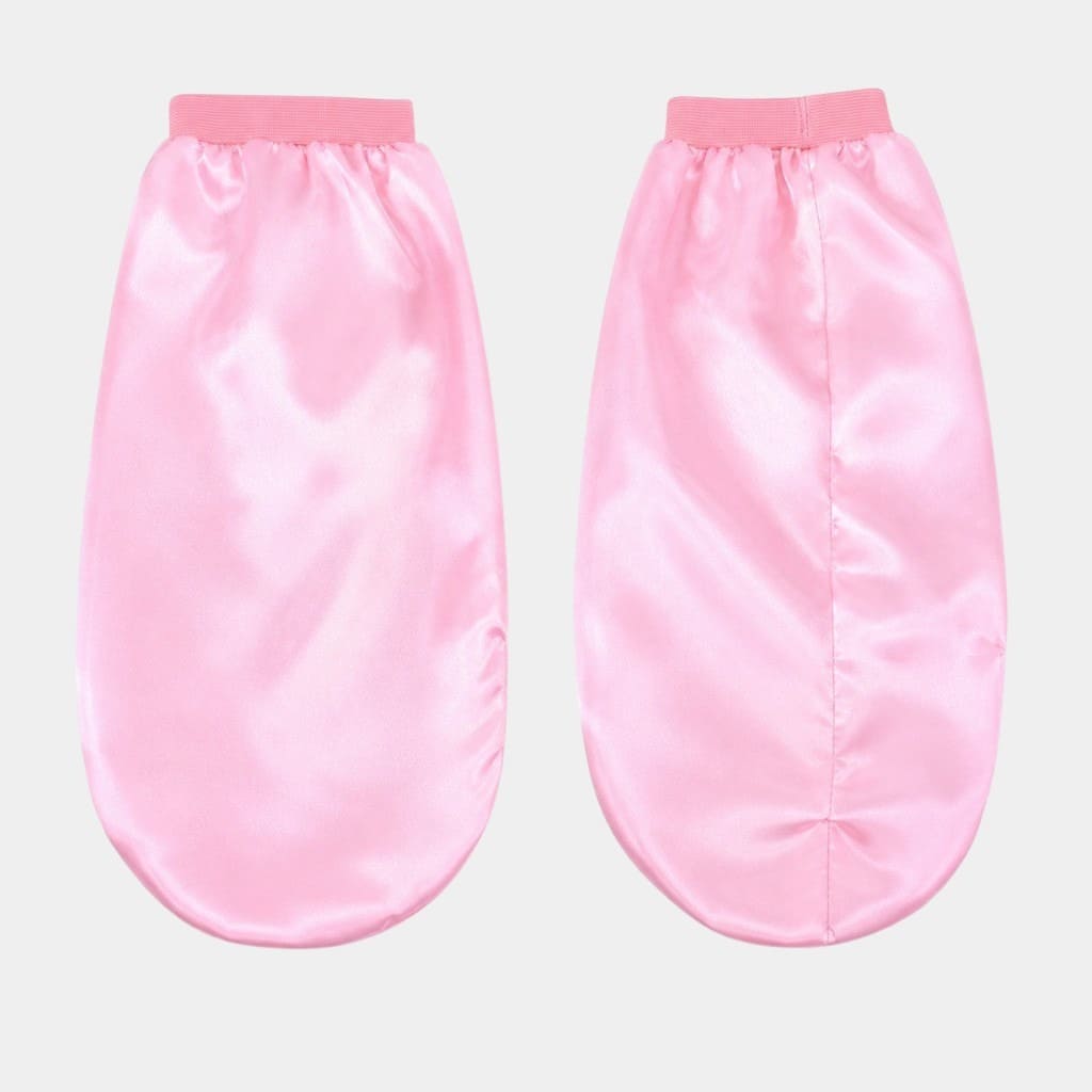 Bonnet de nuit en satin long rose